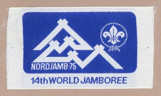 1975 World Scout Jamboree Official Participants Scouts Patch