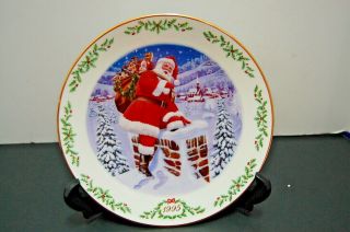 Lenox International Victorian Santa Claus Series 1995 Santa Claus Ltd Ed Plate