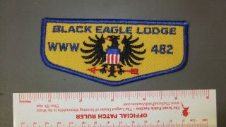 Boy Scout Oa 482 Black Eagle Flap 2375ii