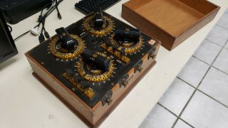 Vintage James G.  Biddle Company Otto Wolff Scientific Potentiometer Bridge Box