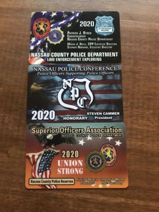 Nassau County Pba Card Ncpd,  Superior Officers Association,  And More