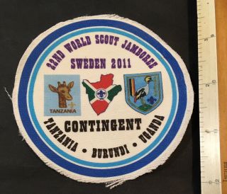 2019 22nd World Scout Jamboree Tanzania,  Burundi,  Uganda Contingent Badge