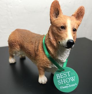 Country Artists Welsh Corgi 02454 Best In Show Dog Figurine Pristine.