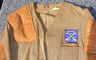 Vintage Red Head Brand hunting or shooting jacket,  size 44,  NRA 3