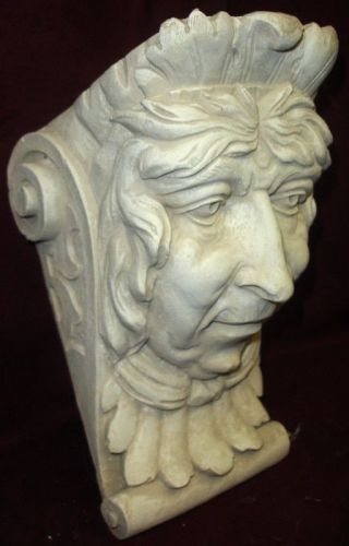 Old Lady Wall Corbel Bracket Shelf Architectural Accent Home Decor
