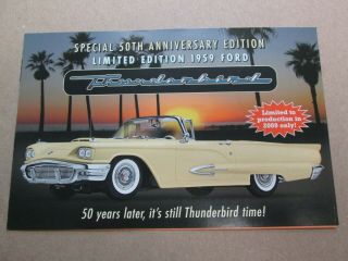 Danbury Brochure 1959 Ford Thunderbird Le