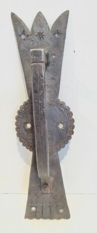 Iron Door Handle Pull Vintage,  Hand Forged,  Southwest,  Mexican Design,  Large