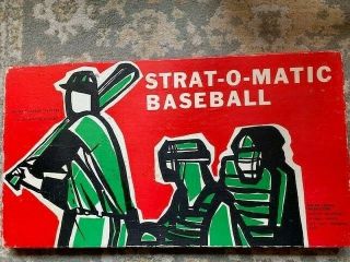 Vintage Stratomatic Baseball Board Game (w/1972 Nl Team Cards - 12 Teams)