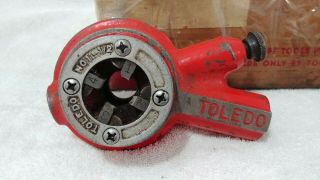 Vintage Toledo No.  11 Pipe Threader with 1/2 