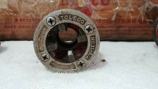 Vintage Toledo No.  11 Pipe Threader with 1/2 