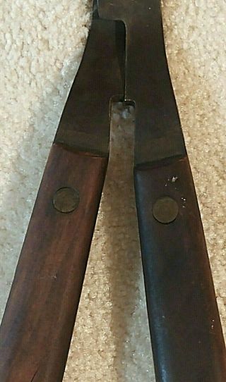 Vintage Disston Hand Hedge Shears Clippers USA Antique Tools American Farm Decor 3