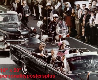 President John F.  Kennedy Jfk Assassination Dallas Poster Photo 16 " X 20 "