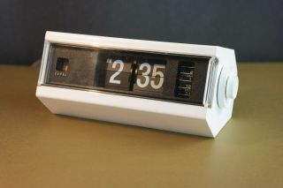 Vintage Copal 227 Flip Clock White