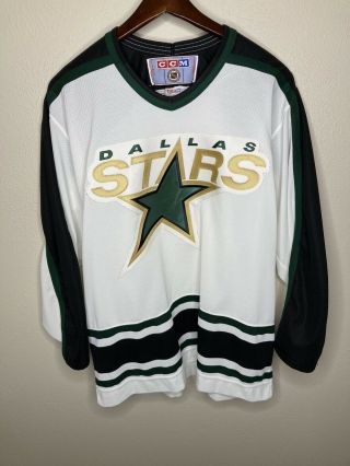 Authentic Vintage Dallas Stars Ccm Air Knit Hockey Jersey Blank Mens Sz Large