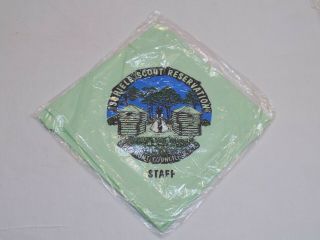 Boy Scouts Nc Schiele Reservation Piedmont Council Staff Bsa Vintage Neckerchief