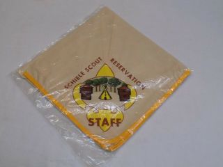 Boy Scouts Of America Schiele Scout Reservation Nc Vintage Staff Neckerchief