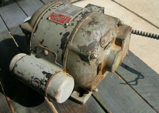 Vintage Atlas 1/2 Hp C Iron Case Motor From A South Bend Lathe - 1930 