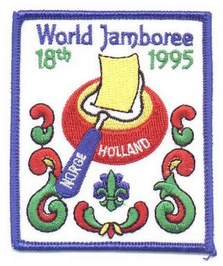 1995 World Scout Jamboree Norway / Norge Scouts & Girl Guides Contingent Patch