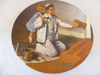 Norman Rockwell " The Painter " Collectors Plate
