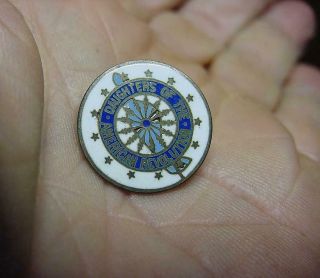Vintage Daughters Of The American Revolution Sterling Silver Pin 3/4 " Size