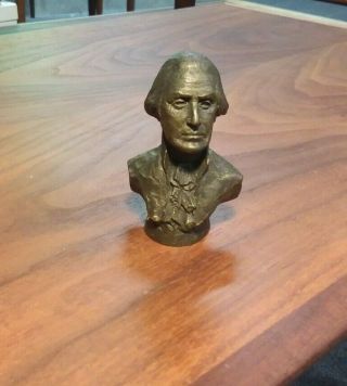 1977 Franklin President George Washington Bronze Bust