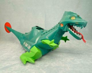Vintage 1962 Ideal Toys Green Dinosaur Dragon Monster From King Zor Board Game