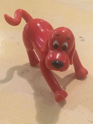 Vintage Miniature Clifford Big Red Dog 3 1/2 Inch Figurine