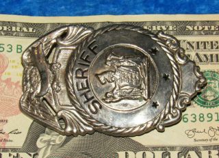 Vintage Sheriff Badge Jersey Coat Of Arms