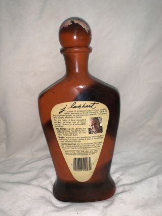 Vintage Jim Beam Glass Whiskey Decanter The Elk by J.  Lockart 2
