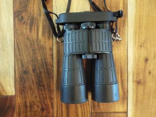 Redfield Binoculars 10x50 Black Rubber Armored Vintage