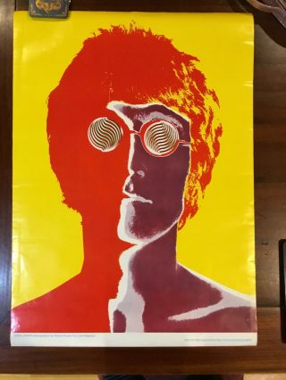 John Lennon Beatles 1967 Vintage Poster By Richard Avedon Post - Modern