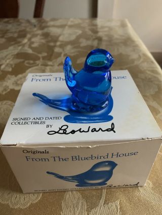 Bluebird Of Happiness Signed And Dated 1991 By Leo Ward.  Pre - Owned.  Collectible.