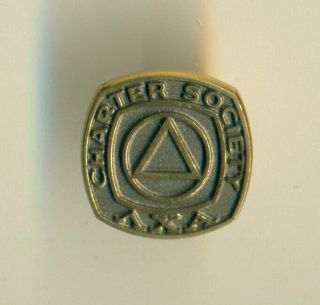 Vintage Lambda Chi Alpha Fraternity Charter Society Gold Fill Pin - Wow