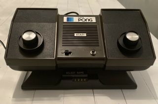 Vintage PONG Model No.  C - 140 & Battery Eliminator By Atari 3