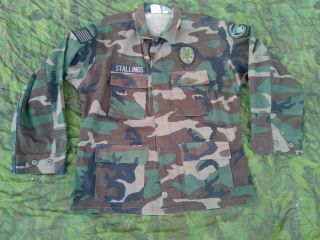 Clinton Ms Tactical Swat Team Bdu Camo Jacket - Large Regular