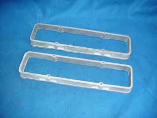 Small Block Chevy Sbc Cast Aluminum Valve Cover Spacers 283 327 350 Vintage