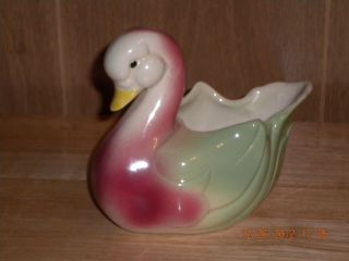 Ceramic Swan / Duck Planter - Vintage