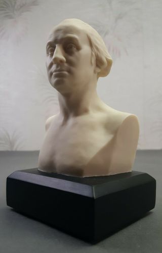 George Washington Mount Vernon 5.  5 " Small - Scale Bust Figurine With Base Euc