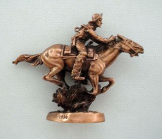 1998 Hallmark Pony Express Rider Keepsake Ornament First In The Old West Series