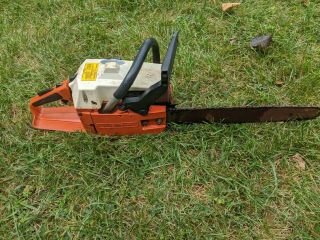 Vintage Husqvarna 50 Chainsaw With 16 " Bar & Chain Only