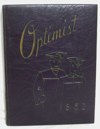 1952 Yearbook Middletown High School Middletown Oh The Optimist