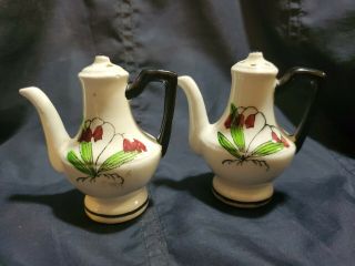 Vintage Tea Pot Salt & Pepper Shakers Made In Japan