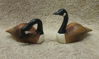 Boyds Decoys Mini Mallards Carved Wood Canada Goose Hand Painted -