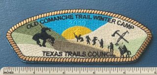 2019 Old Comanche Trail Boy Scout Winter Camp Patch Csp Texas Trails Council Bsa