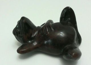 Vintage Bronze Maitland - Smith Ltd Relaxing Frog Statue Hand Made Thailand