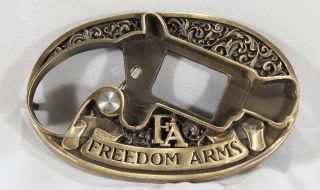 Vintage Freedom Arms Belt Buckle Holster For Mini Gun