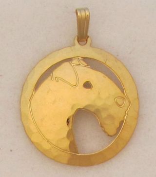 Lakeland Terrier Jewelry Gold Pendant By Touchstone
