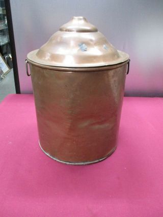Vintage Copper 5 Gallon Moonshine Still Pot - Hand Made