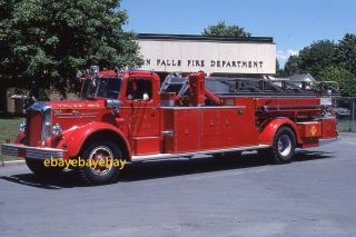 Fire Apparatus Slide - 50 Mack 65 