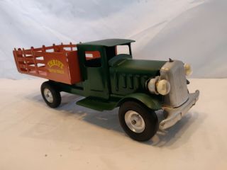 Vintage Metalcraft Corp Pressed Steel Toy Thrifty Farm Truck.  Cond Wow